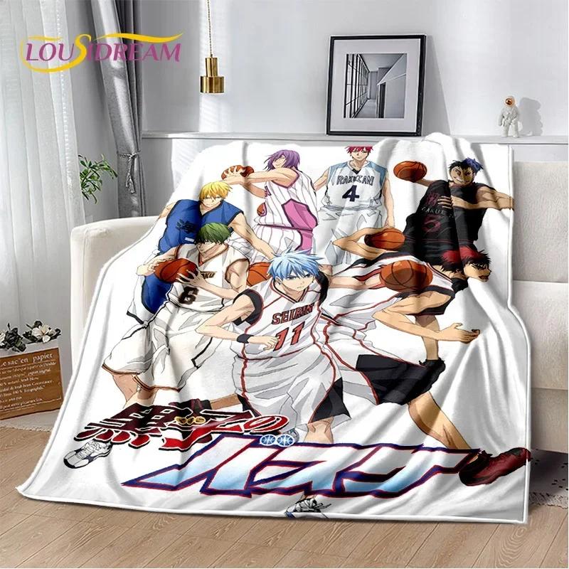 Animacinis Kuroko krepšinio anime pledas, minkštas apklotas namams, miegamajam, lovai, sofai, iškylai, kelionėms, biurui, vaikams