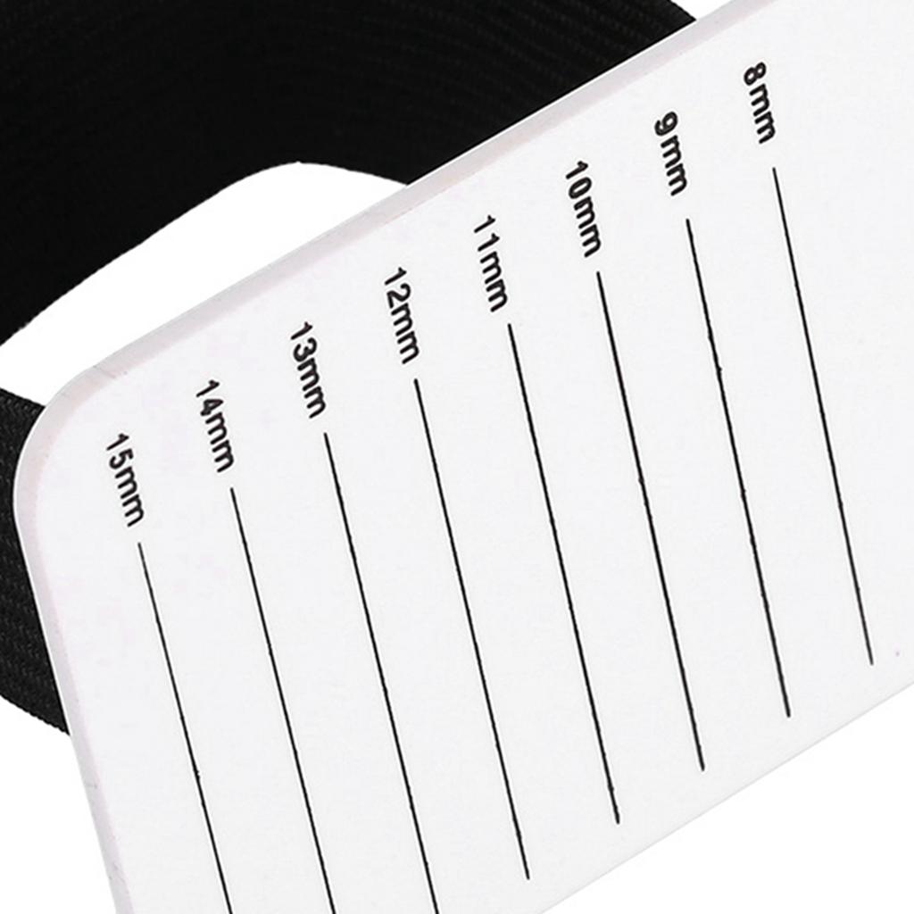Eyelash Extension Hand Plate, 8-15mm Makeup Tray Strip Holder, Accelerated Grafting Holder for Professional Salon and   Use with Belt