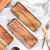 Acaciahout Koffiedienblad Voedsel CupTrays Decoratief Houten Dienblad Dessert Snoep Bamboe Dienblad Gongfu Theedienblad