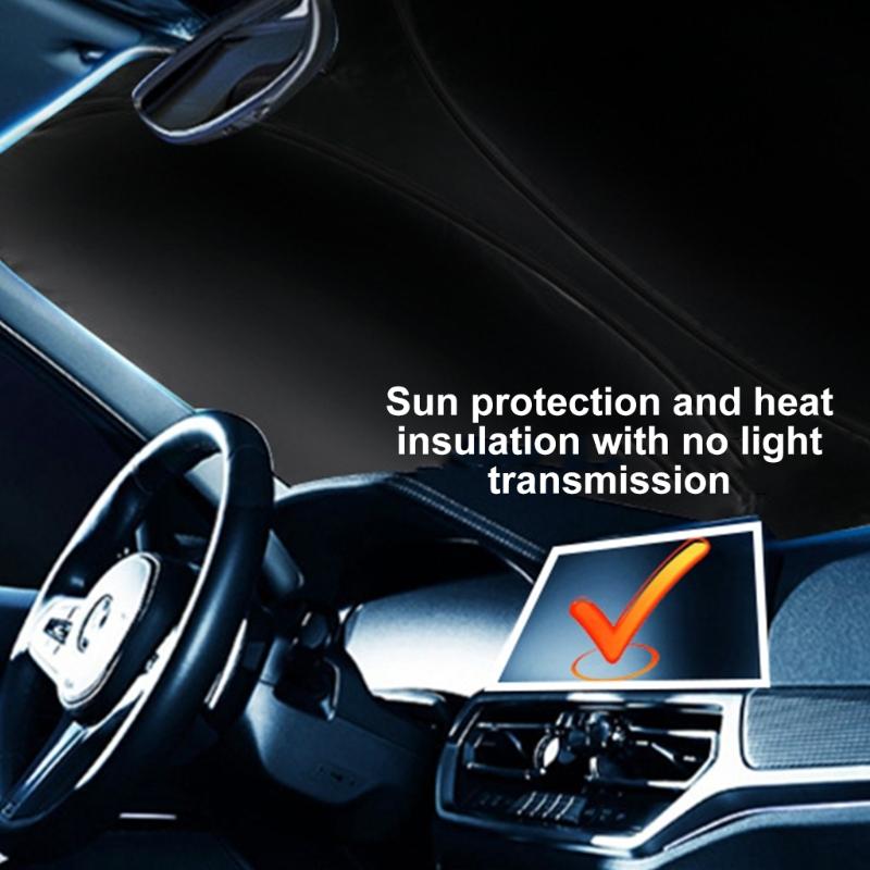 Car Windshield Sunshade Foldable Front Sunshade Protector Sun Visors Protector Keep Vehicle Cool Shield Cover