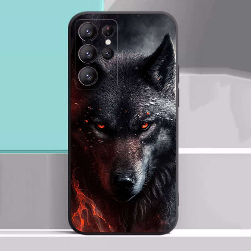The Wolf Case For Samsung Galaxy Case S25 S23 S22 S21 S30 S20 S10 Ultra Plus FE TPU Soft Cover