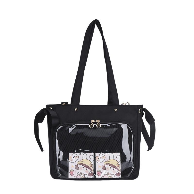 New Japanese Harajuku Ribbon Ita Bag Large Capacity Tote Bag Anime Y2K Pain Bag Ulzzang One Shoulder Crossbady Bag Itabag