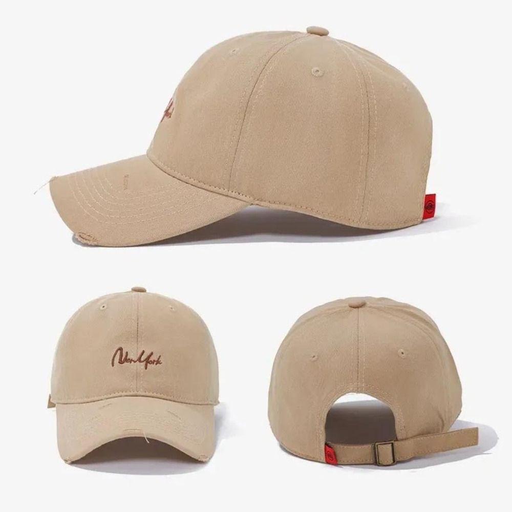 New York Letter Baseball Cap Breathable Sports Visor Casual Sun Hats  Men Women
