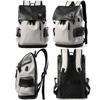 High Quality Leather Backpack Men Business Laptop Backpack 15.6inch Casual Travel Waterproof Backpack Mochilas For Teenagers