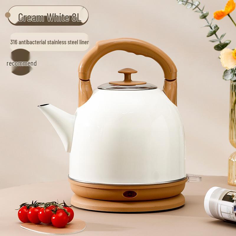 Automatic Shut-Off Electric Kettle - Stainless Steel Insulated Hot Water Kettle for Home Use