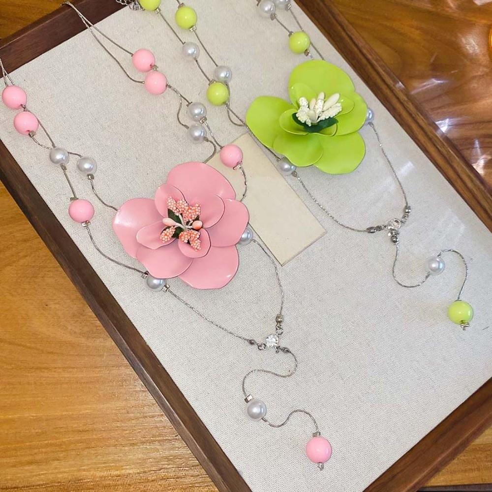 High-end Butterfly Orchid Collarbone Chain Luxury Exquisite Flower Neck Pendant  Versatile