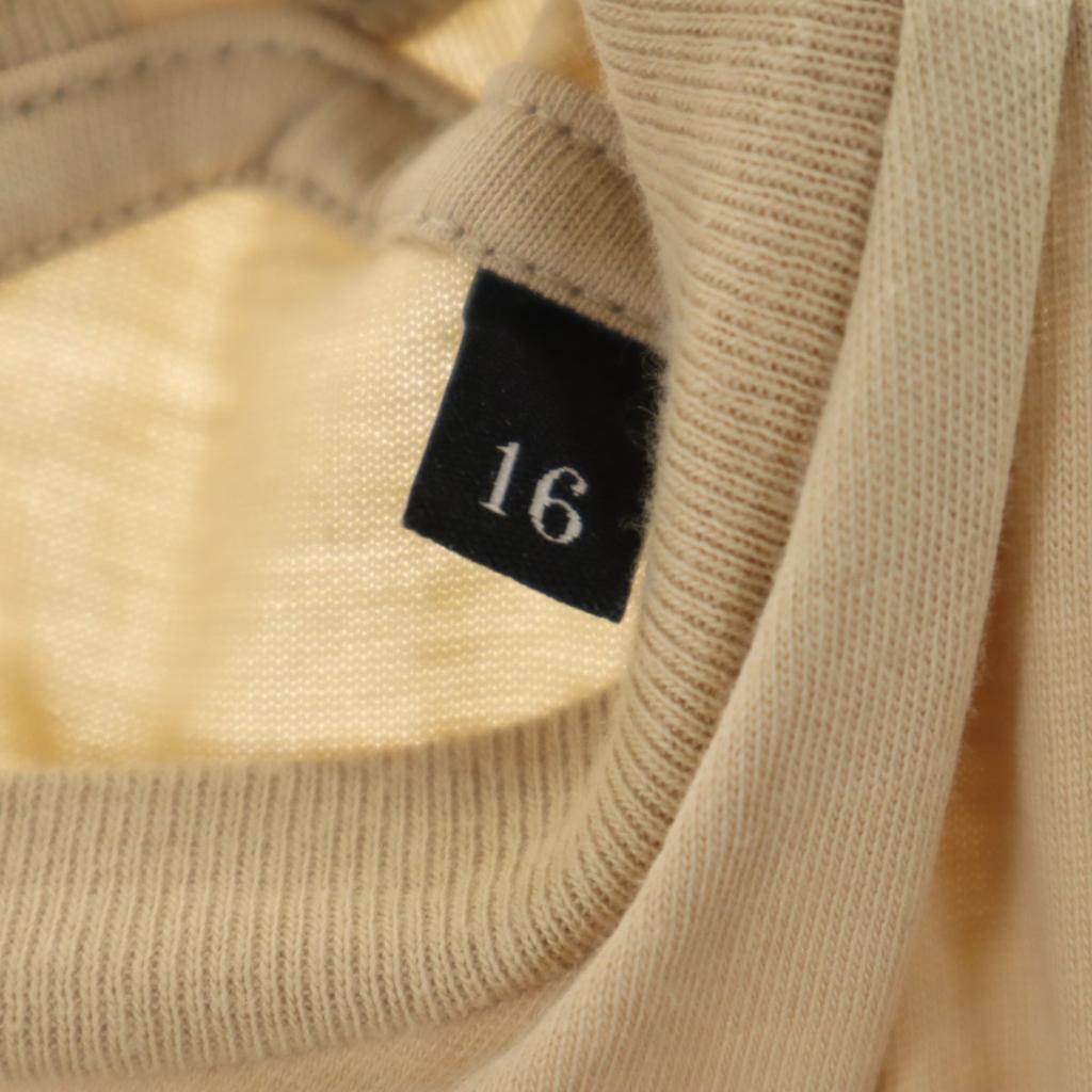 DIESEL Made in Bulgaria Turned logo Short sleeve T-shirt 16 beige Kid's Used