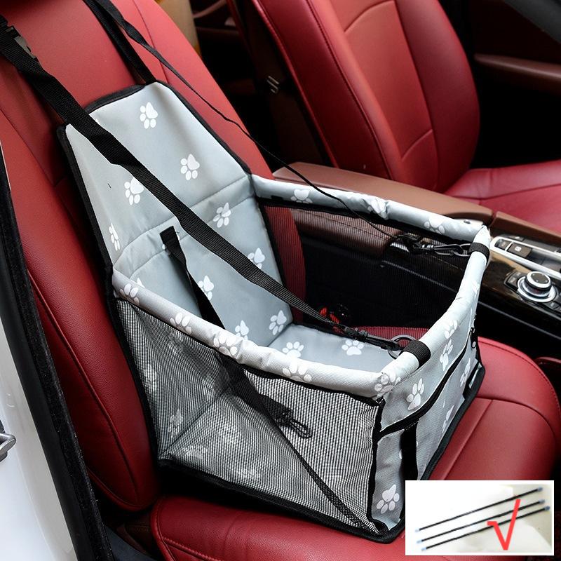 Pet Dog Car Carrier Seat Bag Waterdichte mand Opvouwbare hangmat Pet Carriers Tas voor kleine katten Honden Veiligheid Reizen Mesh tas
