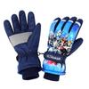 Ultraman Kids' Winter Ski Gloves: Warm, Waterproof, Velvet-Lined for Cold Protection