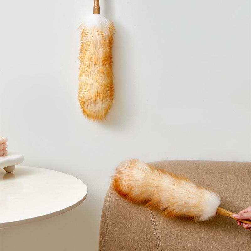 Pure Wool Dust-removing Duster Dust Cleaning Tool Room Thickened and Densified Electrostatic Feather Duster