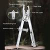 Fly Tying Fishing Line Cutter Scissors Aluminum Construction Sliding Lock Mechanism For Easy Carrying On Vests Bags