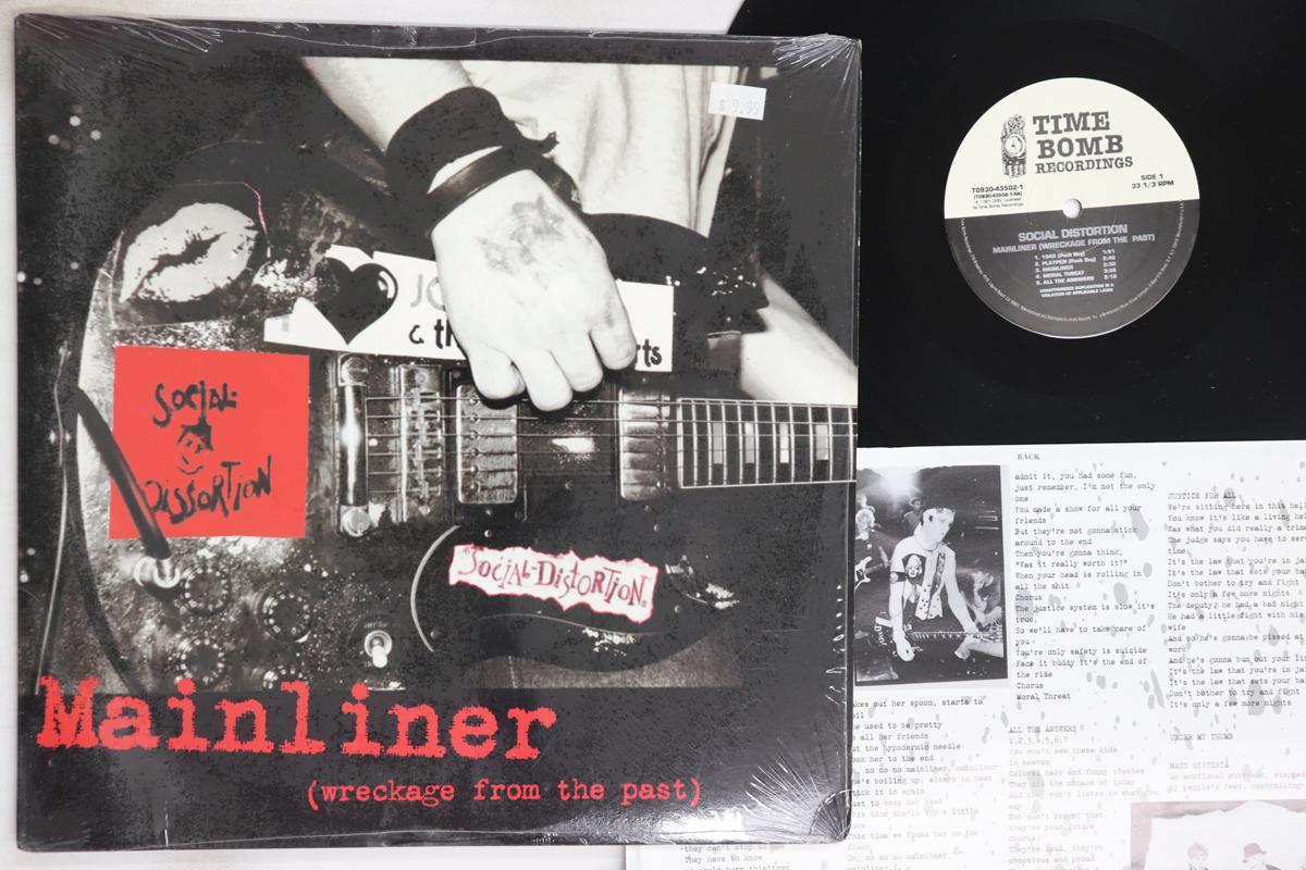 

LP Record SOCIAL DISTORTION - Mainliner (Wreckage From The Past) 70930435021 TIME BOMB 1995 US Rock Used