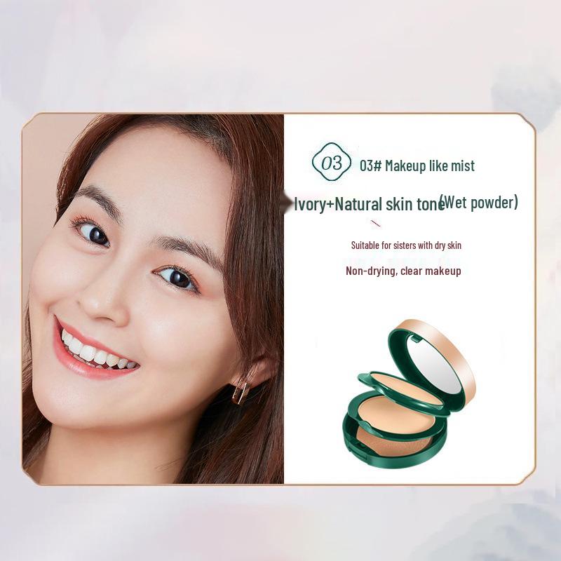 

Пудра для фиксации макияжа двойного действия Kaqili: Двухслойный консилер, контур и увлажняющая рассыпчатая пудра для сухого и влажного нанесения.