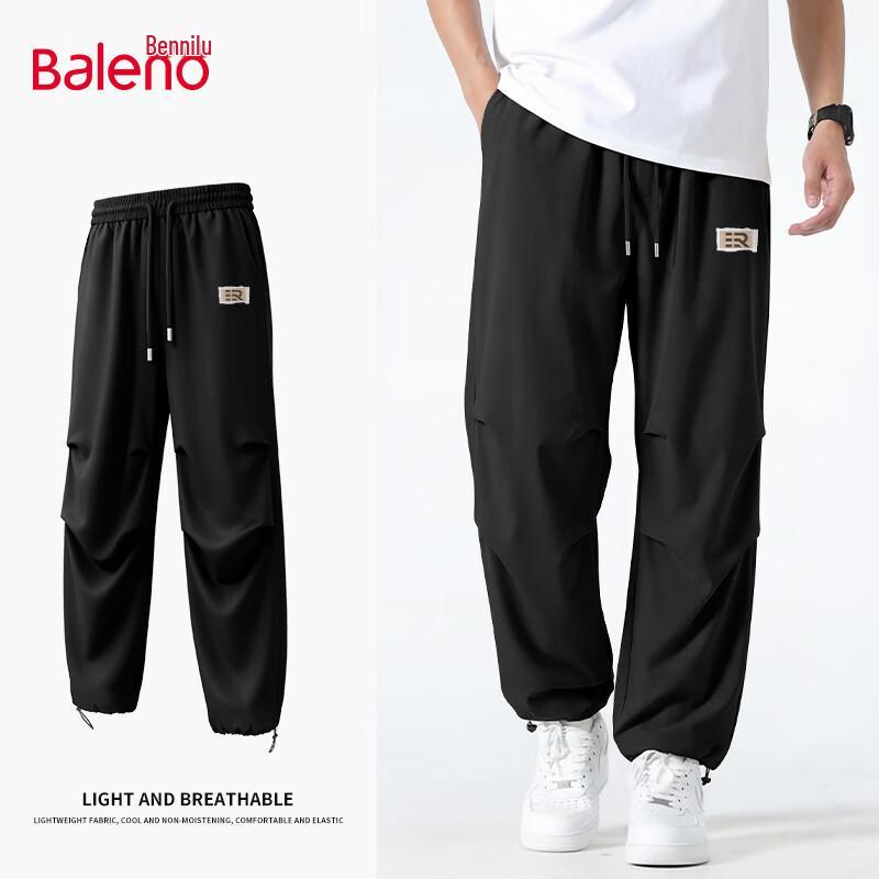 Baleno Men s Ice-Feel Casual Paratrooper Pants L