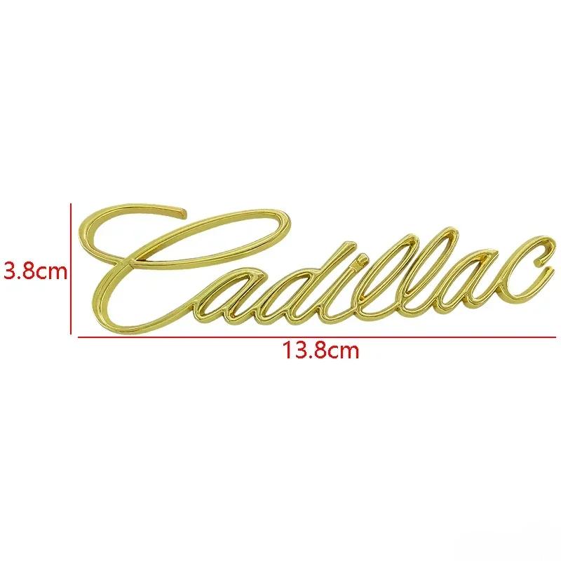 3D Metallbuchstaben Auto Heckaufkleber Kotflügel Seite Kofferraum Emblem Für Cadillac Escalade ATS BLS CTS CT4 CT5 CT6 EXT STS SLS SLR SRX XLR AHI1