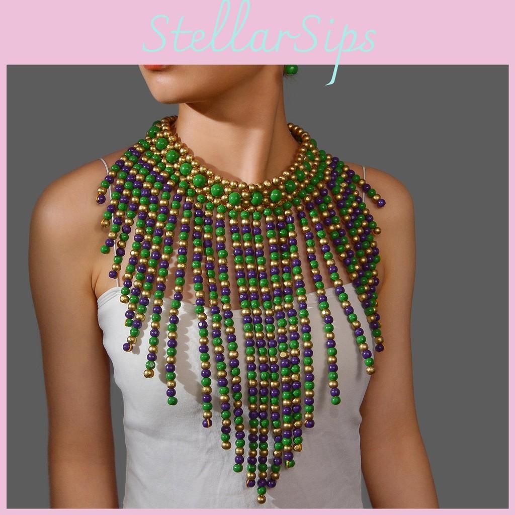 Pearl Handmade Necklace And Earring Ensemble For Casual Wear