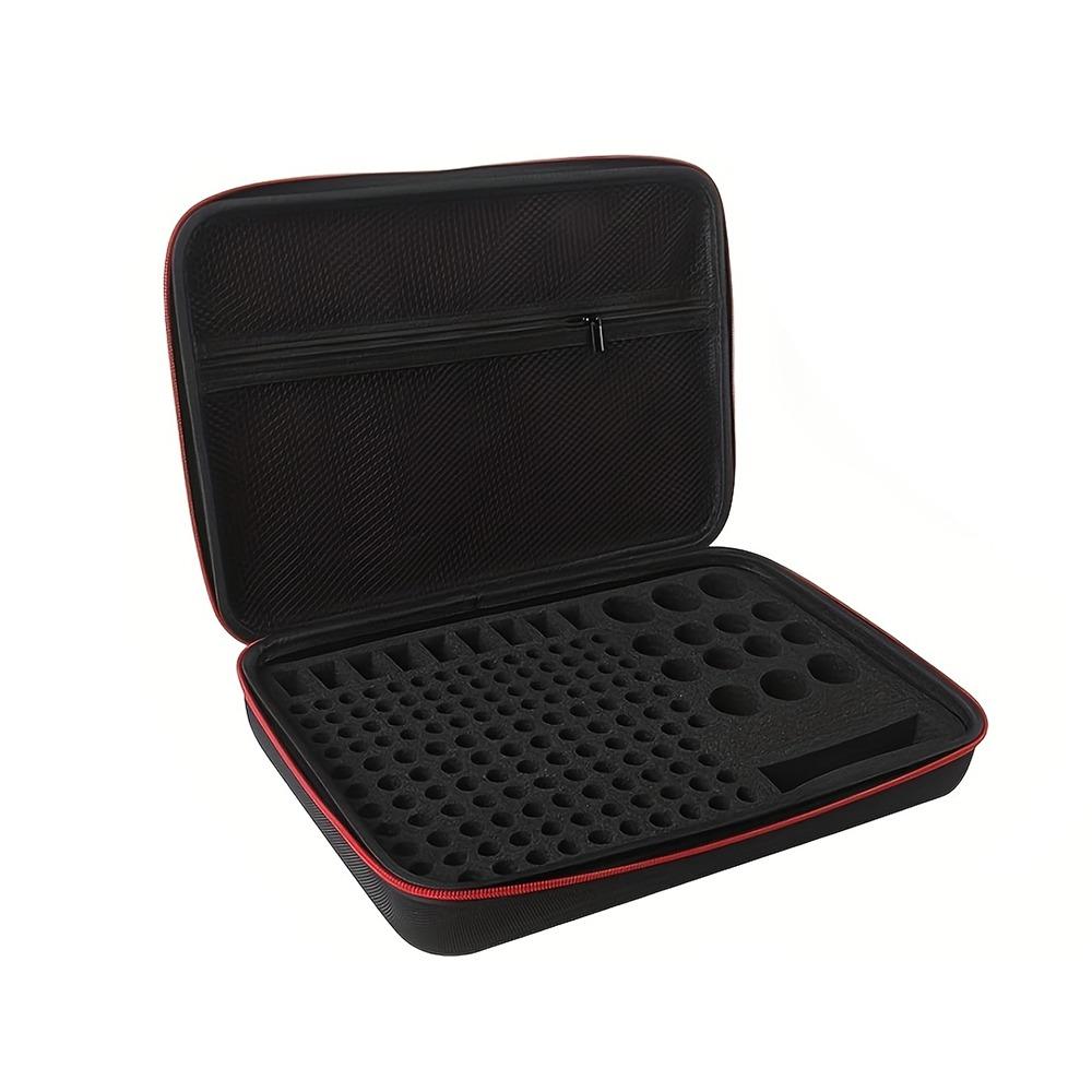 

Portable Waterproof Battery Organizer Shockproof Universal Storage Box Large Capacity Carrying Case Travel чорний