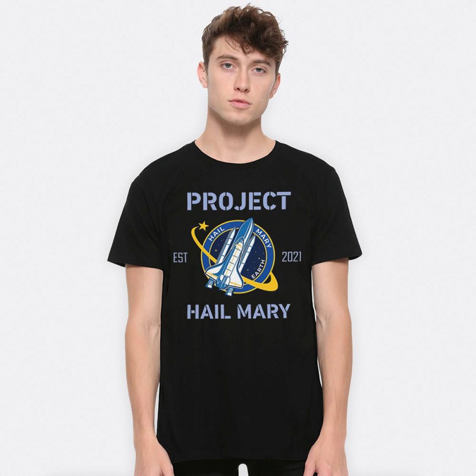 Project Hail Mary Earth T-Shirt, Men s and Women s Sizes (PRH-015188) 2XL