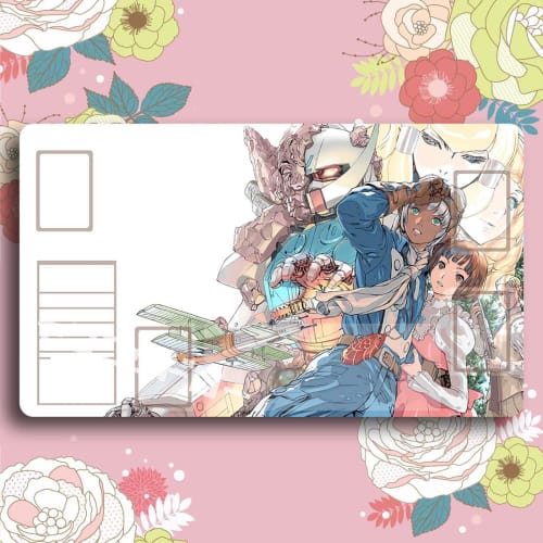 Senkou Draw Card Game Play Mat, Turn A Gundam Loran Cehack, Anime Merchandise, Universal TCG Play Mat with Storage Case, Card Frame (60cm x 35cm x 0.2