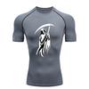 Reaper  Men's Sports T-shirt Training Fitness Compression Short Sleeve Rashguard Running Workout T-Shirt Athletic Tees