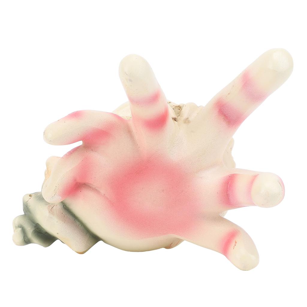 Dekoracja Palca Czaszki Horror Koncha Realistycznie Wyglądająca Straszna Straszna Dekoracja Stołu Żywica Szkielet S