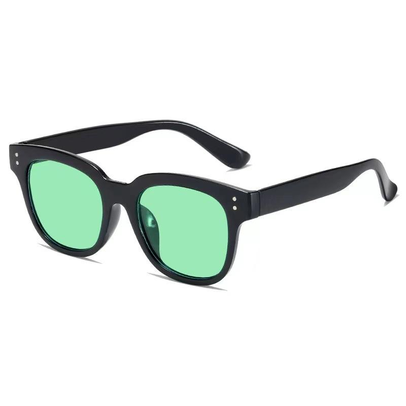 Retro Box Sunglasses Men'S And Women'S Trend Plain Artifact Glasses Sunscreen Sunglasses