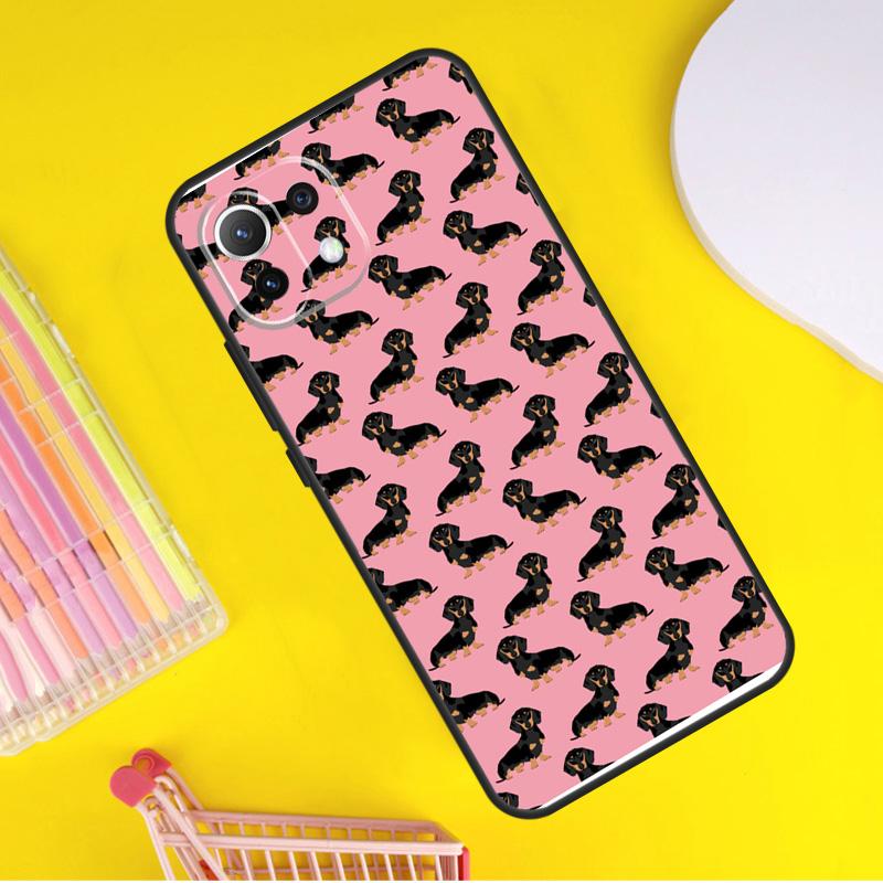 Dachshund Sausage Dog Cover For Xiaomi 14 13 Ultra 11T 12T 13T 14T Pro POCO X7 Pro X3 X5 F3 F5 F6 M6 X6 Pro Case