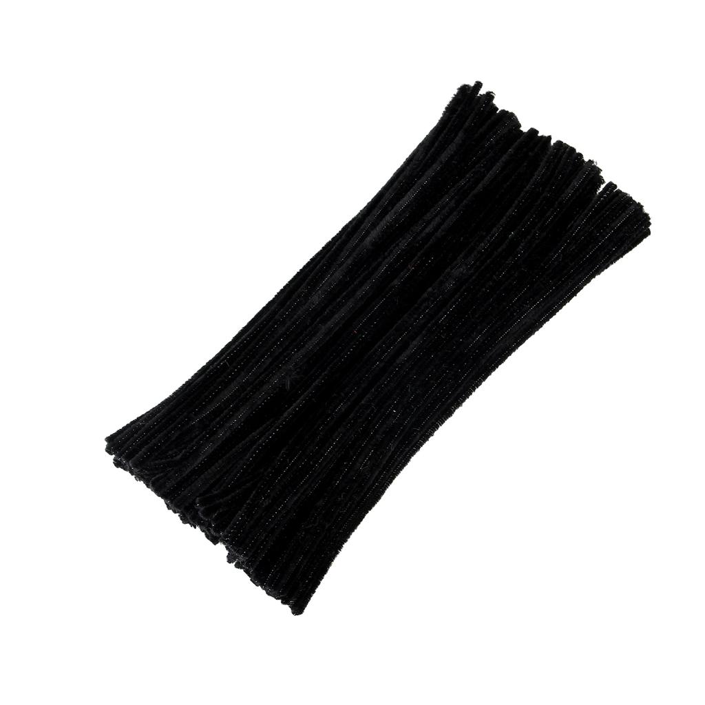 Colorful Chenille Stem Twisted Rod Wool Root Fluffy Bar Iron Wire DIY Handcraft Twisting Bar Hair Clip Decorations