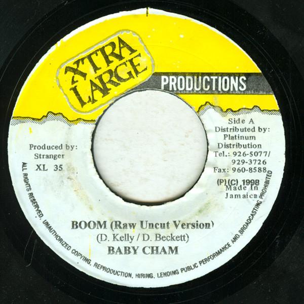 

7inch Record BABY CHAM - Boom XL35 Xtra Large Prod 1998 Jamaica Reggae, Ska & Dub Used