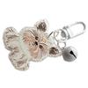 Dog Themed Acrylic Keychain Lightweight Cartoon Animal Keyring Bag Pendant Accessories for Pet Lovers and Students