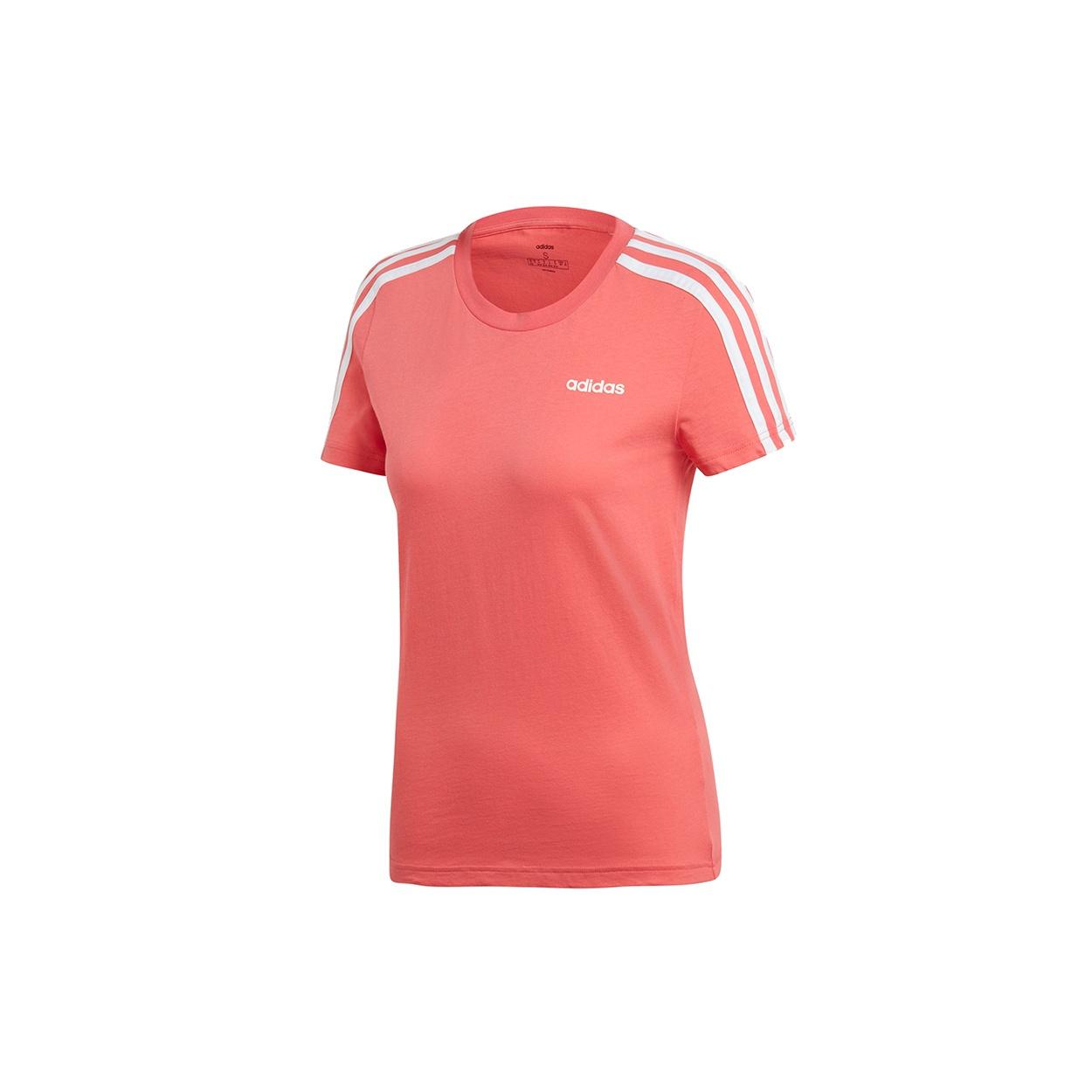 (WMNS) adidas Essentials 3-Stripes Slim T-Shirt Asia Sizing Pink Women s DU0634 S