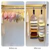 65cm hat storage,can hold 8 baseball caps,suitable for home and closet hat storage,perfect tool for hanging hats in wardrobes