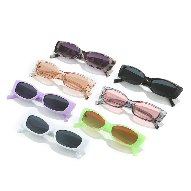 Square Sunglasses, Personalized Candy-Colored Glasses, Casual Simple Sunglasses For Women