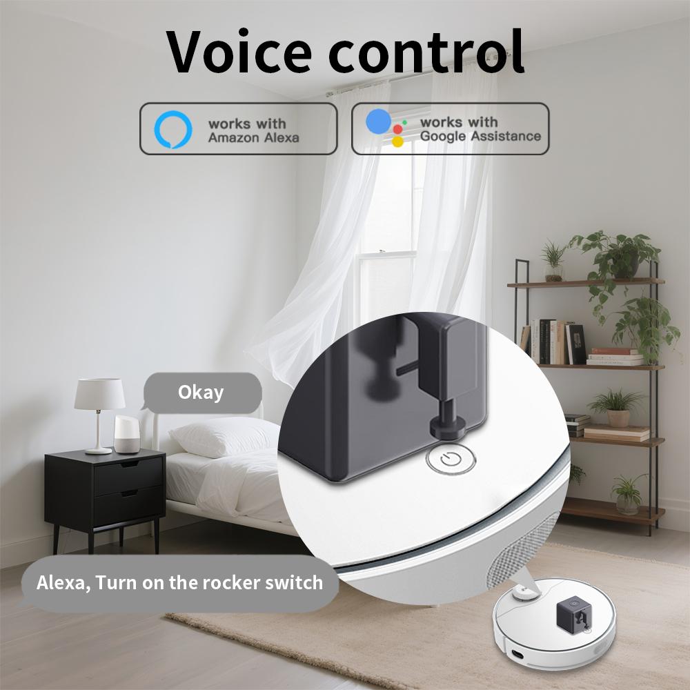 Tuya Zigbee Smart Fingerbot Switch Bot Remoter Garage Curtains Button Robot Pusher Need Gateway Support Alexa Google Home Voice