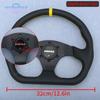 13inch Universal D Shape Racing Leather Flat Sim Sport Steering Wheel for Game Car Accessories