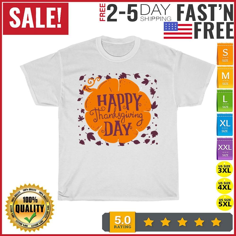 Happy Thanksgiving Day Pumpkin Vintage T Shirt Men Fashion 2023 Women T Shirt
