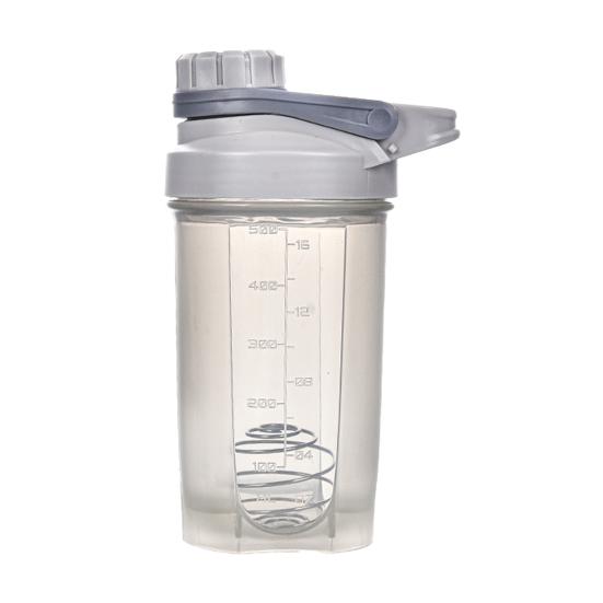 500ml Water Bottle Leak Proof Portable PP BPA Free Protein Shaker Water Workout