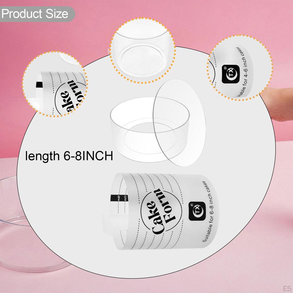 Acrylic Cake Form for Beginners and Pros Versatile Accessories Baking Tool