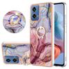YB IMD Series-17 Style-E For Motorola Moto G45 5G/G34 5G Wholesale Case 2.0mm TPU Phone Cover with Kickstand