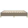 Vidaxl Bed Frame Without Mattress, Taupe, 160X200 Cm, Upholstered