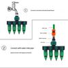 Garden Lawn Water Distributor Faucet One Into Four Out 4 Way Plastic Garden Water Distributor Watering Connector