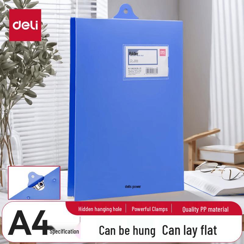 Deli A4 Metal Clip Hanging File Board