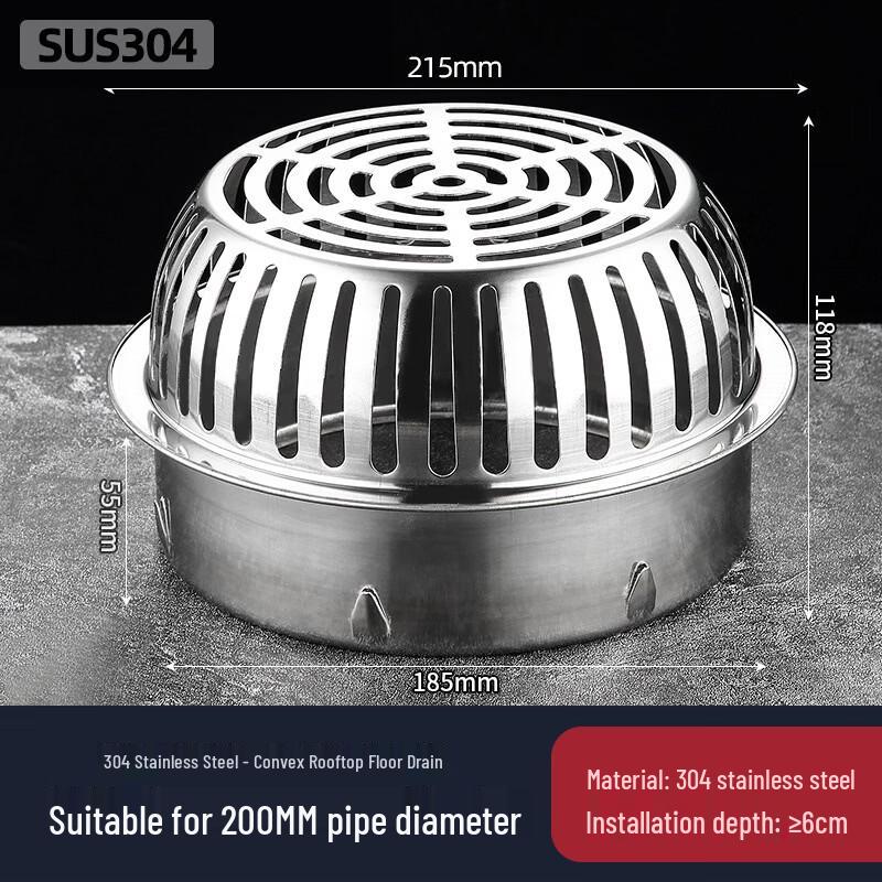 Wutuo Нержавеющая сталь 304 Кровельный напольный слив