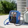 Portable Refrigerant Recovery Machine, 3/4 HP 220V 50Hz Single Cylinder AC Recovery Machine for Liquid Vapor Refrigerant, 1450 RPM Recycling Unit HVAC