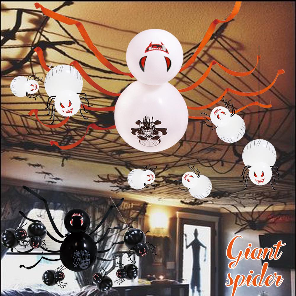 Palloncini Ragno di Halloween Festa e Decorazione Casa Stregata