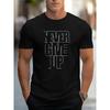 European sizes Men Casual Short Sleeve Tee Cotton - Comfortable Crew Neck, Soft Adorable Tees Tops