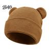 Infant Knitted Hat Baby Winter Hat, Cute Bear Ears Cozy Knit Soft Ear Warm Skull Cap for Newborn Toddler Boys Girls, 0-36 Months Windproof Head Wrap