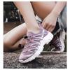 Women's Outdoor Mesh Sneakers Quick-Lace Breathable Non-slip Lightweight Casual Sports Shoes