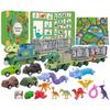 Advents Calendar 2025 24 Day Dinosaur Countdowns To Christmas Feature Fun Dinosaur Toy Gift For Boys And Girls