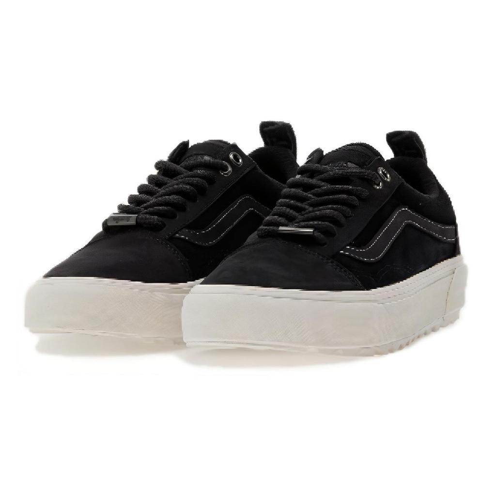 Vans Vault Slip Resistant Durable Low Top Skate Shoes Men Sneakers Black White VN0007Q9BLK1
